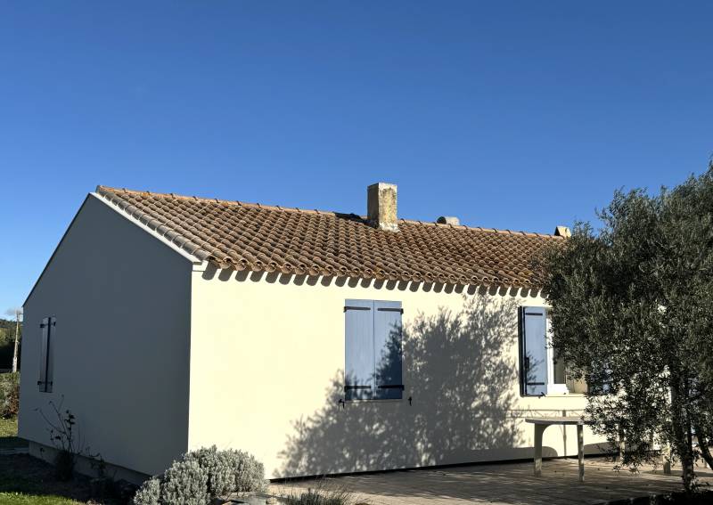 Maison phénix après travaux d'isolation par l'extérieur